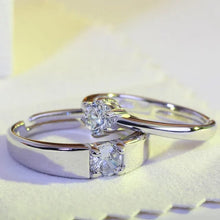 Classic Solitaire Duo Ring Set