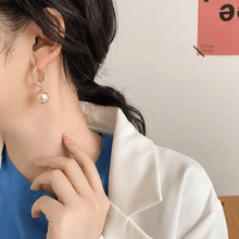 Heart and Bow Drop Earrings