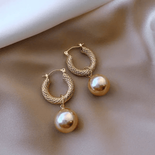 Heart and Bow Drop Earrings