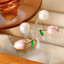 Floral Pearl Bud Earrings