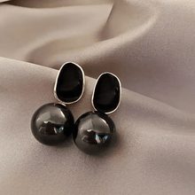 Abstract Drop Sphere Earrings