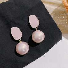 Abstract Drop Sphere Earrings