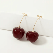 Playful Cherry Drop Earrings