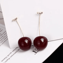 Playful Cherry Drop Earrings