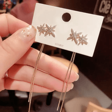 Starburst Chain Drop Earrings