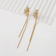 Starburst Chain Drop Earrings