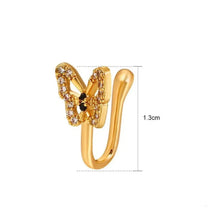 Delicate Butterfly Nose Ring