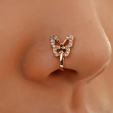 Delicate Butterfly Nose Ring
