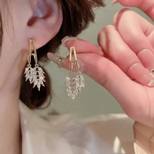 Elegant Leaf Drop Earrings