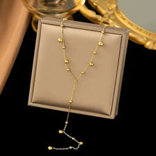 Elegant Beaded Y-Chain Necklace