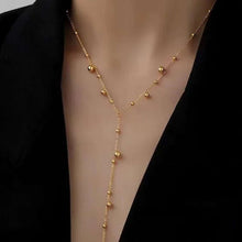 Elegant Beaded Y-Chain Necklace