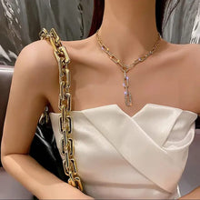 Chunky Geometric Link Necklace
