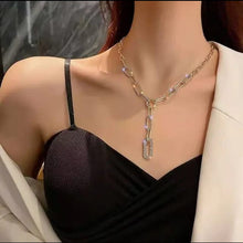 Chunky Geometric Link Necklace
