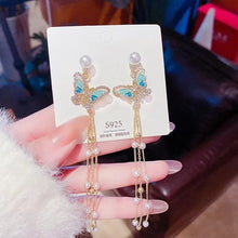 Butterfly Cascade Dangle Earrings