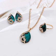 Elegant Teardrop Filigree Jewelry Set