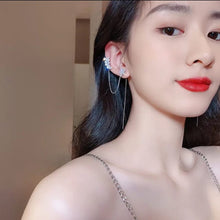 Floral Chain Ear Cuff Earrings