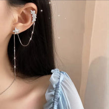 Floral Chain Ear Cuff Earrings