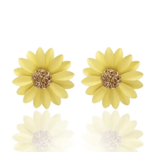 Sunflower Bloom Stud Earrings