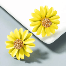 Sunflower Bloom Stud Earrings