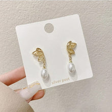 Leafy Elegance Drop Earrings