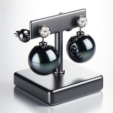Abstract Drop Sphere Earrings