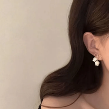 Bow Knot Floral Drop Earrings