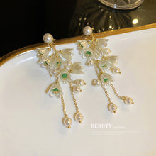 Floral Cascade Drop Earrings
