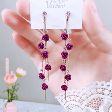 Floral Cascade Dangle Earrings