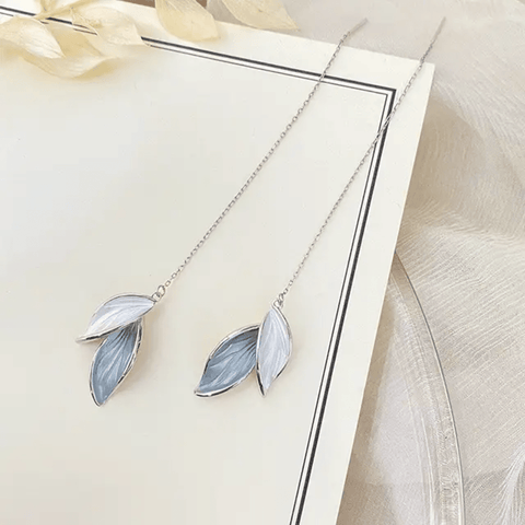 Elegant Leaf Drop Earrings