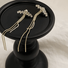 Elegant Cascade Climber Earrings