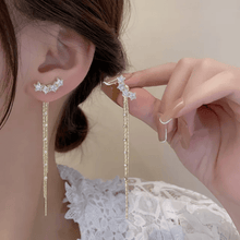 Elegant Cascade Climber Earrings