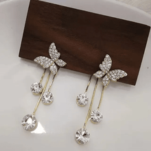 Butterfly Cascade Drop Earrings