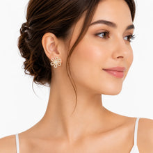 Golden Flower Earring