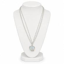 Crystal Heart Layered Necklace