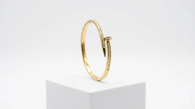 Sleek Nail-Inspired Bangle
