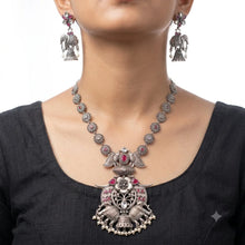 Ornate Elephant Motif Necklace Set