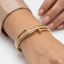 Modern Nailhead Cuff Bracelet