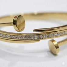 Modern Nailhead Cuff Bracelet