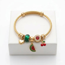 Whimsical Charm Bangle Bracelet