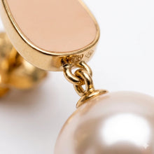 Rose Pink Pearl Earrings