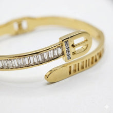 Modern Geometric Hinged Bracelet