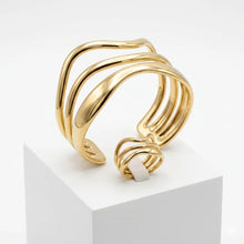 Fluid Wave Cuff & Ring Set