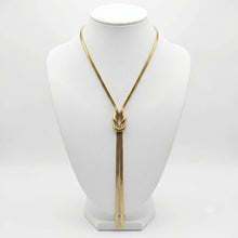 Golden Knot Statement Necklace