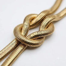 Golden Knot Statement Necklace
