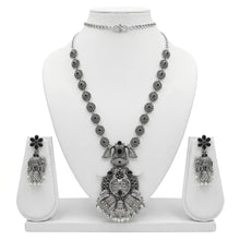 Ornate Elephant Motif Statement Necklace
