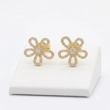 Golden Flower Earring