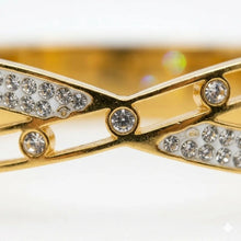 Elegant Infinity Pave Bangle