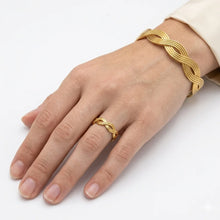 Twisted Wave Cuff and Ring Set