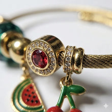 Whimsical Charm Bangle Bracelet