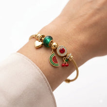 Whimsical Charm Bangle Bracelet